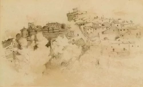 FÉLIX VALLOTTON — Cagnes Village. — Koller Auktionen