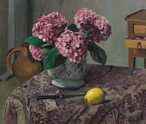 FÉLIX VALLOTTON — Hortensia et citron. 1923. — Koller Auktionen