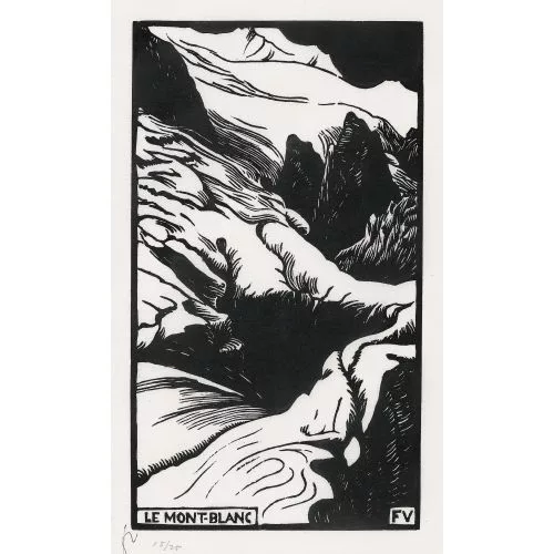 Félix Vallotton — Le Mont-Blanc.