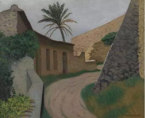 FÉLIX VALLOTTON — Cagnes, par temps gris. 1921. — Koller Auktionen