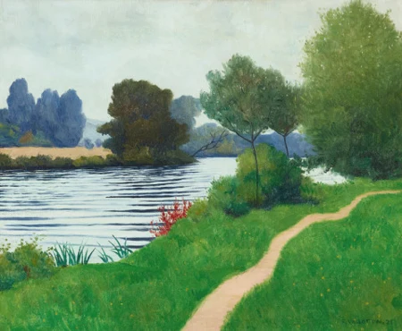 Bord de Seine à Tournedos, 1921