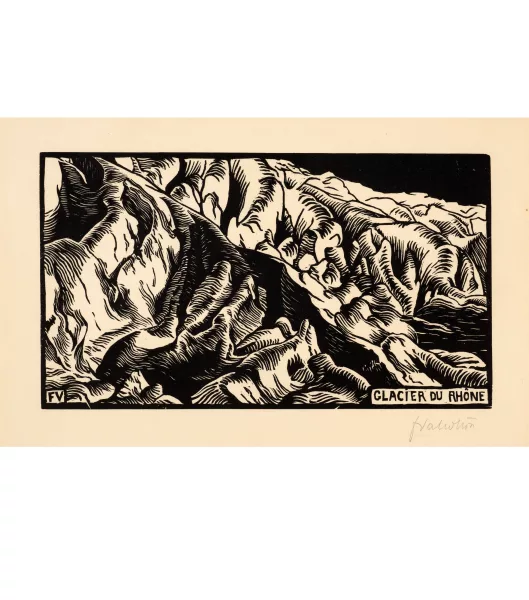 Félix Vallotton — Le glacier du Rhône