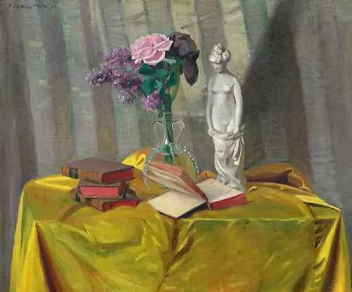 FÉLIX VALLOTTON — Vase et statuette. 1911. — Koller Auktionen