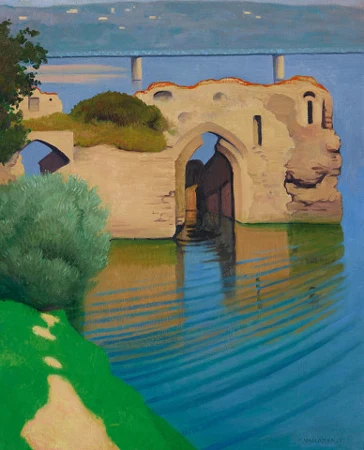 Une ruine sur la Loire, 1923