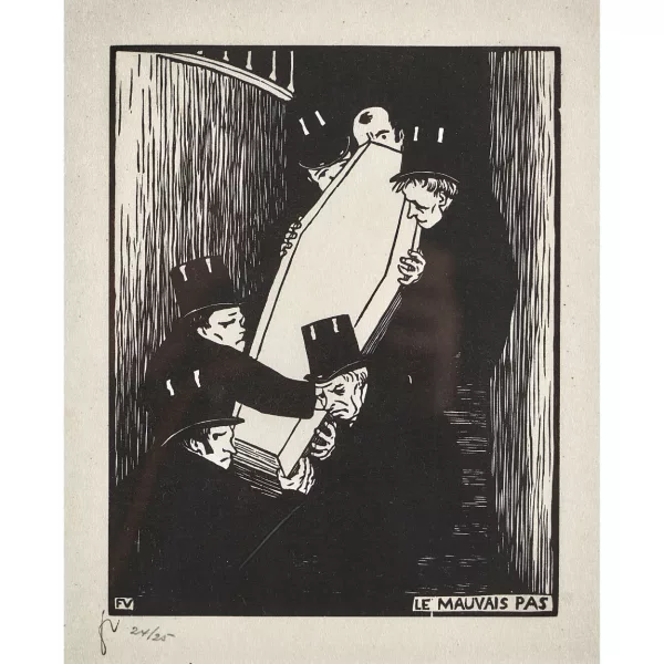 Félix Vallotton — "Le mauvais pas".