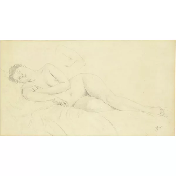 Félix Vallotton — Figure nue couchée