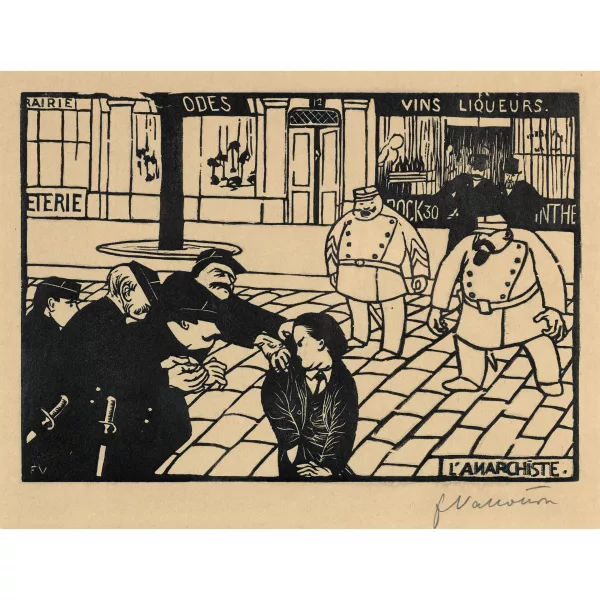 Félix Vallotton — L'ANARCHISTETHE ANARCHIST