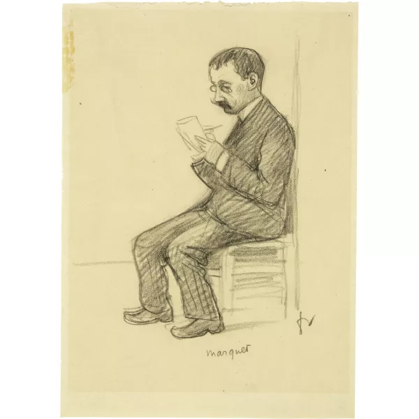 Félix Vallotton — Albert Marquet dessinant