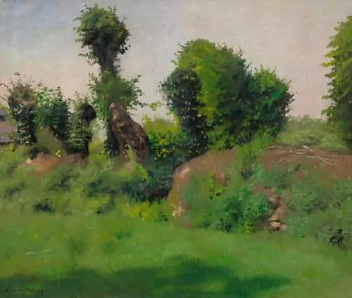 FÉLIX VALLOTTON — La haie, Honfleur. 1909. — Koller Auktionen