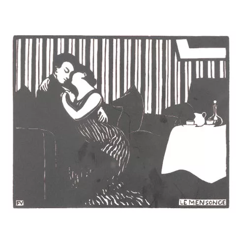 Félix Vallotton — "Le Mensonge".