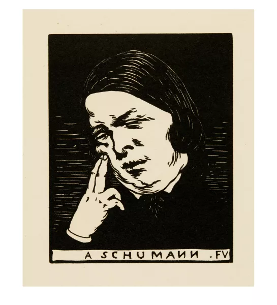 Félix Vallotton — A Paul Verlaine. - A Schumann
