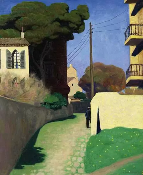 FÉLIX VALLOTTON — Chemin au Mourillon. 1925. — Koller Auktionen