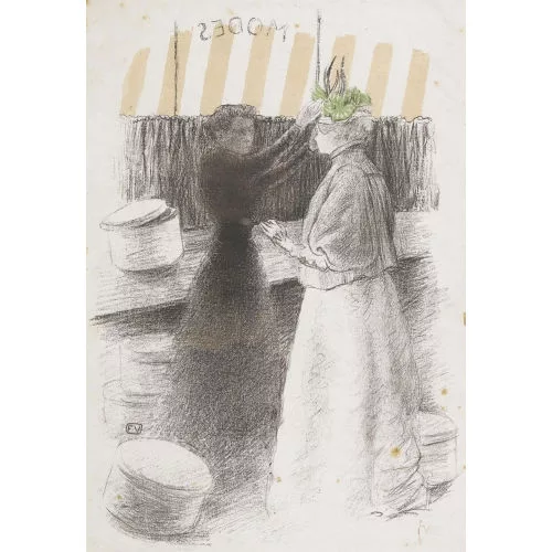 Félix Vallotton — "Le chapeau vert".