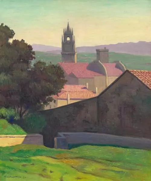 FELIX VALLOTTON — Vue d'Avignon. 1920. — Koller Auktionen