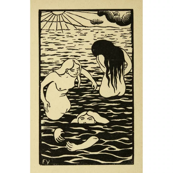 Félix Vallotton — Les trois baigneuses