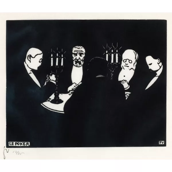 Félix Vallotton — LE POKERTHE POKERGAME