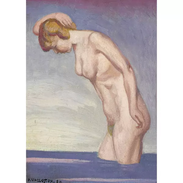 "Femme nue de profil"
