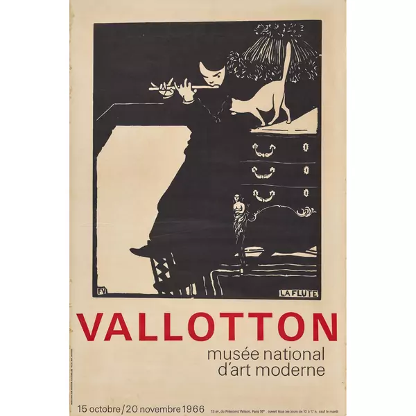 "Vallotton Musée national d'art moderne 1966"