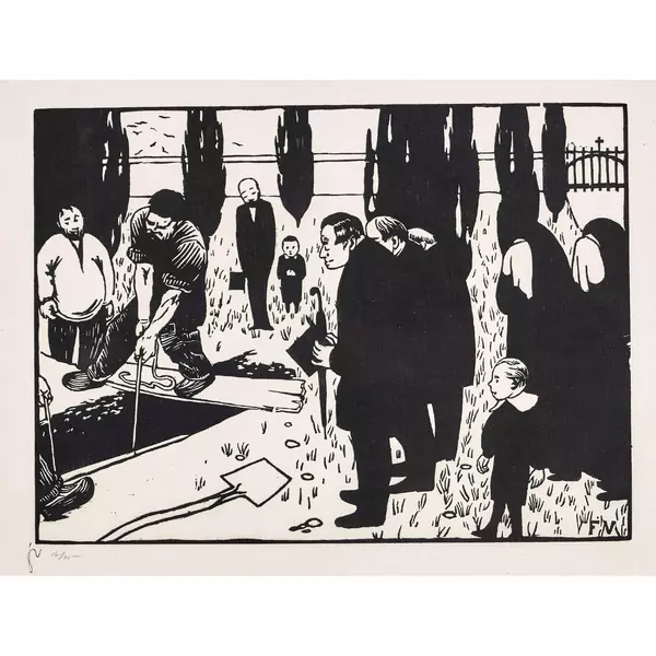 "L'enterrement"