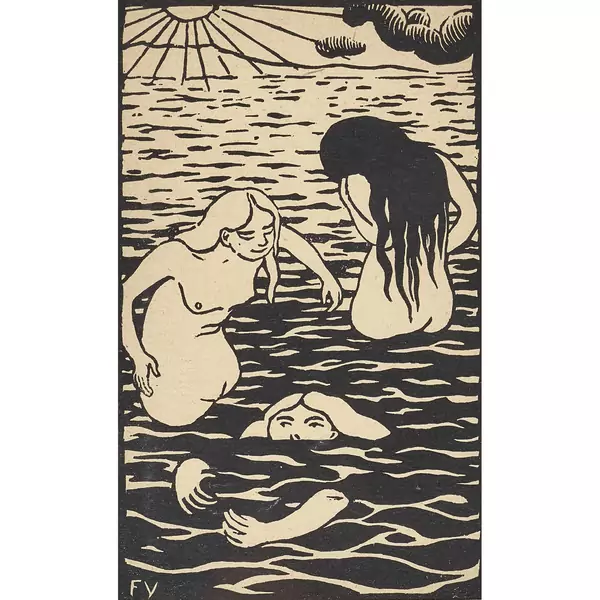 "Les trois Baigneuses"