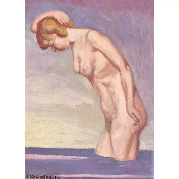"Femme nue de profil"