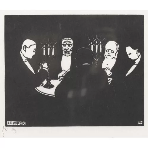Félix Vallotton — "Le Poker".