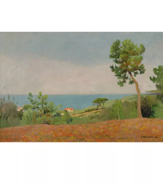 Félix Vallotton — Paysage maritime à Varengeville