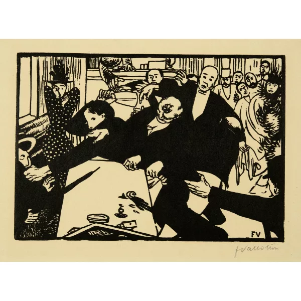 Félix Vallotton — La rixe ou la scène au café