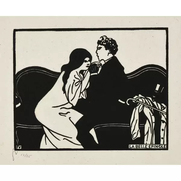 Félix Vallotton — La belle épingle — Galerie Kornfeld