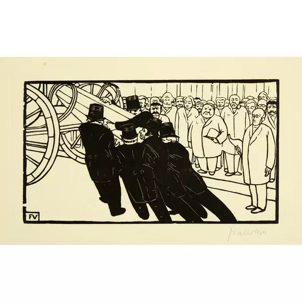 Félix Vallotton — Les nécrophores — Galerie Kornfeld