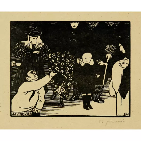 Félix Vallotton — Le 1er janvier — Galerie Kornfeld