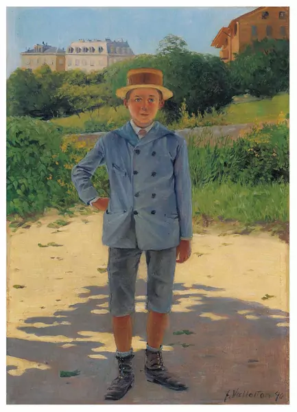 Félix Vallotton — Portrait du jeune Delisle — Galerie Kornfeld