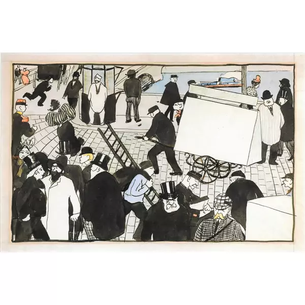 Félix Vallotton — SCÈNE DE RUESTREET SCENE