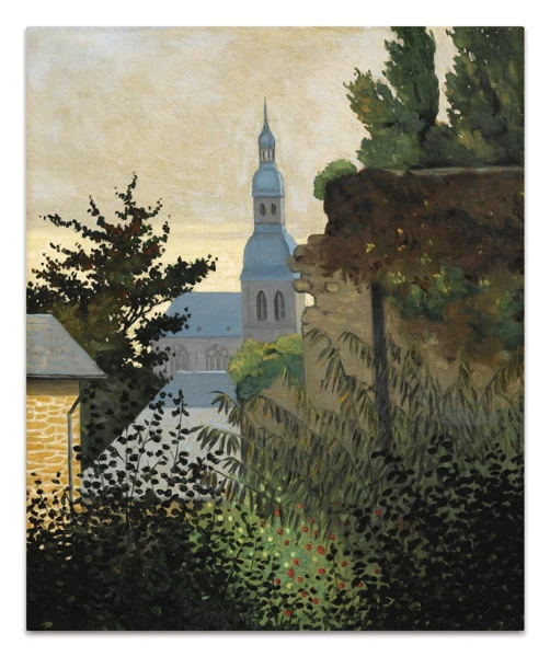 Félix Vallotton — Église Saint-Sauveur à Dinan, 1919
