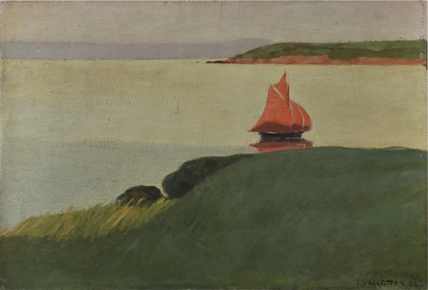 Félix Vallotton — Rentrée au port, Locquirec, 1902