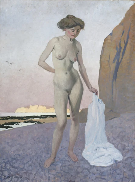 Félix Vallotton — LE BAIN, 1905ON THE BEACH, 1905