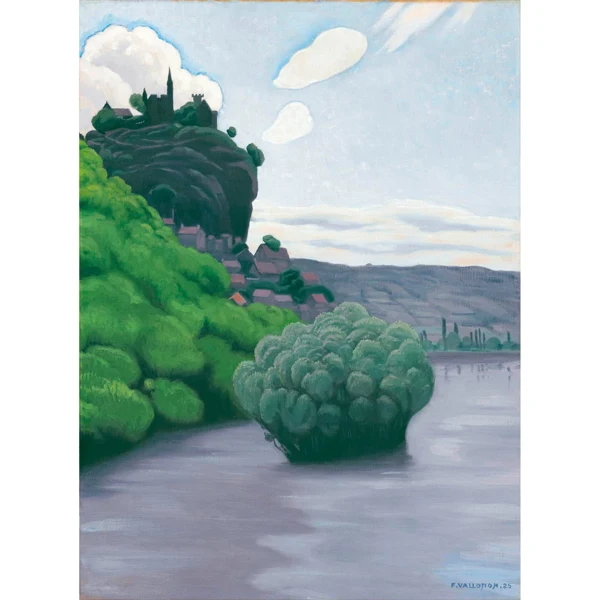 Félix Vallotton — LA DORDOGNE À BEYNAC, 1925 THE DORDOGNE AT BEYNAC, 1925