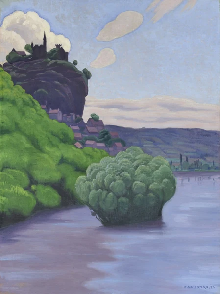 Félix Vallotton — La Dordogne à Beynac, 1925