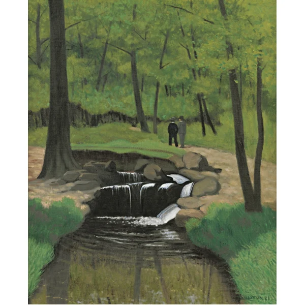 Félix Vallotton — BOIS DE BOULOGNE, 1921THE WOOD OF BOULOGNE, 1921