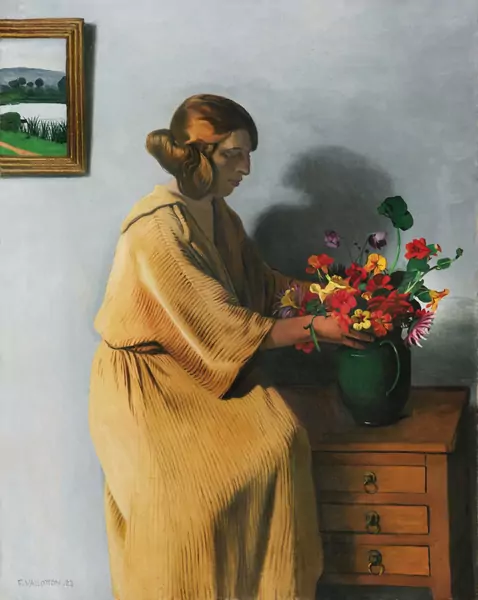 Félix Vallotton — LE BOUQUET, 1922THE BOUQUET, 1922