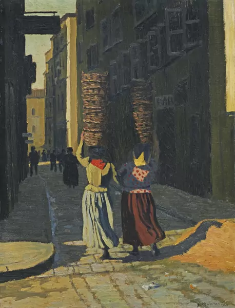 Félix Vallotton — Femmes portant des corbeilles à Marseille, 1901