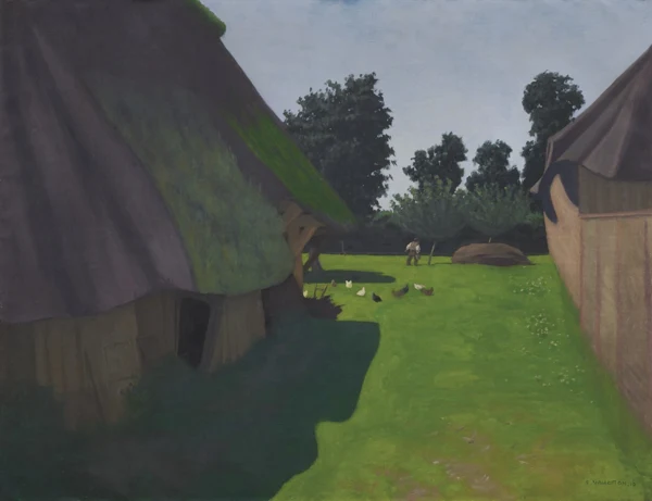 Félix Vallotton — Cour de ferme, 1910