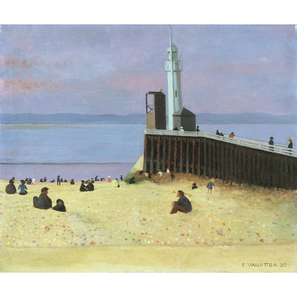Félix Vallotton — LA JETÉE DE HONFLEUR, 1920 THE DYKE AT HONFLEUR, 1920