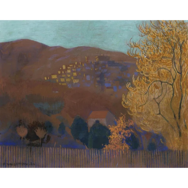 Félix Vallotton — CAGNES AU SOIR, 1924 CAGNES IN THE EVENING, 1924