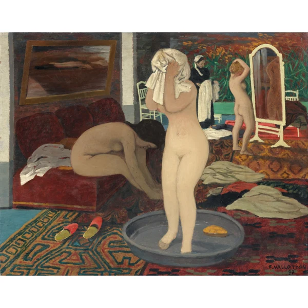 Félix Vallotton — FEMMES À LEUR TOILETTE, 1897WOMEN AT THEIR TOILETTE, 1897