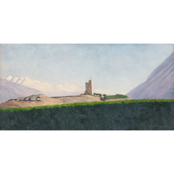 Félix Vallotton — LA TOUR DE GOUBING, 1919THE TOWER OF GOUBING, 1919