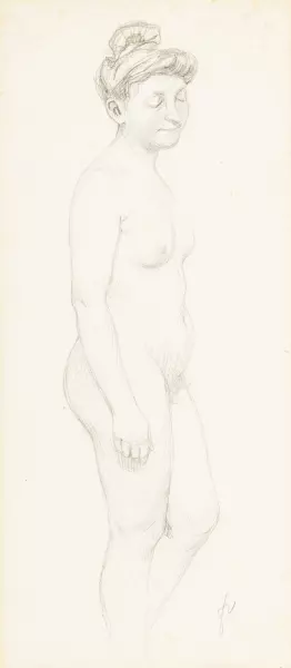Femme debout
