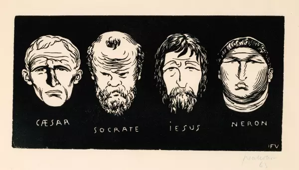Caesar, Socrates, Jesus und Neron, 1892