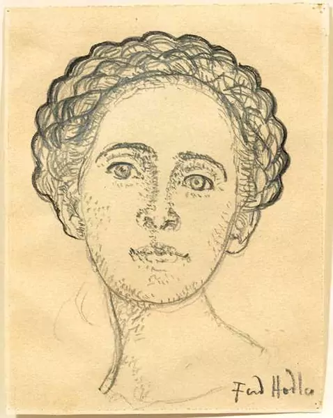 FERDINAND HODLER — Portrait of Berthe Hodler. — Koller Auktionen