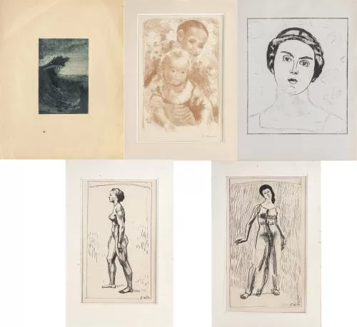 Lot commun — Hodler, Cuno Amiet et Segantini